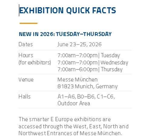 Magpapakita ang Jiangyin Jianbang Aluminum Co., Ltd. sa 2026 Smart Energy Exhibition sa Munich, Germany.